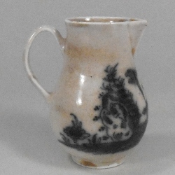 a plymouth porcelain cream jug circa 1768-70